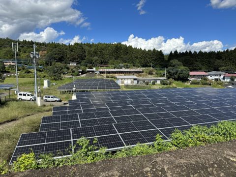 群馬県松井田町　太陽光発電工事設備設置工事